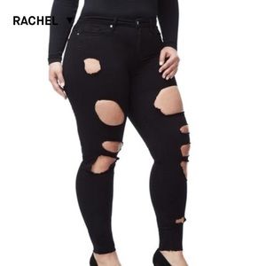 Good American High Waist Good Legs Destroyed Jean